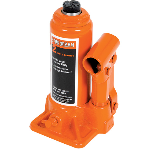 302A Bottle Jack, 2 tons, Manual Hydraulic, 12-1/2" Raised Height CSL Industriel Inc.