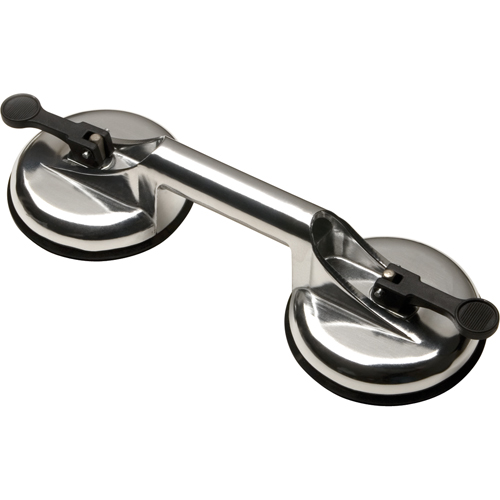 Manually Operated Hand Vacuum Cups - Double Handcup, 66 lbs. Capacity, 4-5/8", Lever, 13" Handle Length CSL Industriel Inc.
