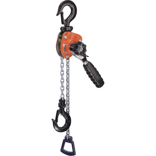 Series 603 Mini Ratchet Lever Hoist, 10' Lift, 1100 lbs. (0.55 tons) Capacity, Steel Chain CSL Industriel Inc.