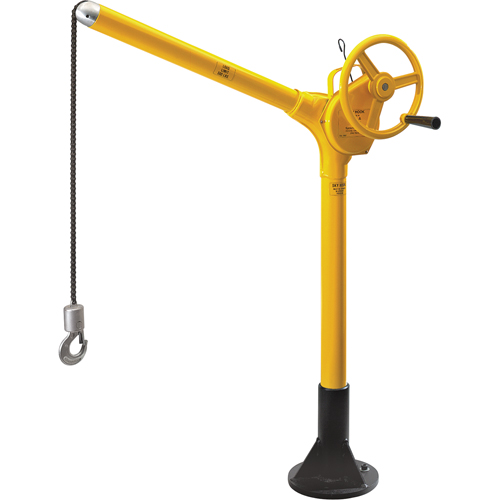 Tall Industrial Lifting Device with Bolt-Down Base, 500 lbs. (0.25 tons) Capacity CSL Industriel Inc.