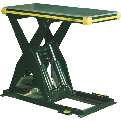 Table &eacute;l&eacute;vatrice hydraulique &agrave; ciseaux Backsaver, Acier, 24" la x 48" lo, Capacit&eacute; 4000 lb CSL Industriel Inc.