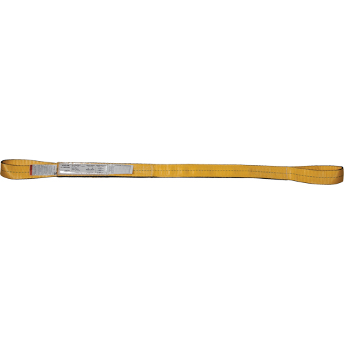 &eacute;lingues de levage en nylon, Pli Simple, Oeillet double, Type 3, 1" la x 3' lo, Limite de charge verticale 1600 lb CSL Industriel Inc.