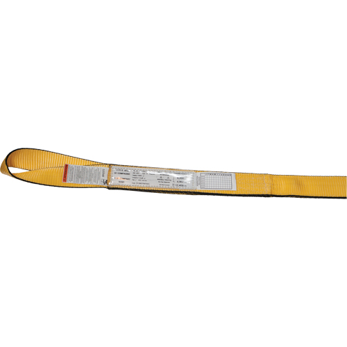 Nylon Slings, Double Ply, Twisted Eye, Type 4, 4" W x 3' L, 11000 lbs. Vertical Load Limit CSL Industriel Inc.