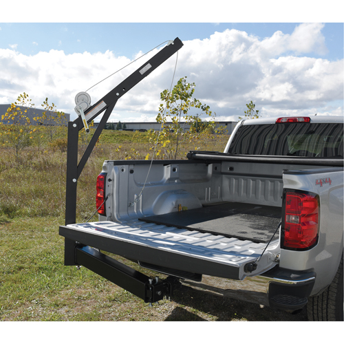 Hitch Mounted Truck Jib Crane, 600 lbs. (0.3 tons) Capacity, 84-5/8" Max. Clearance CSL Industriel Inc.
