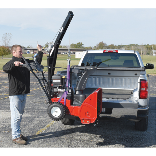 Hitch Mounted Truck Jib Crane, 600 lbs. (0.3 tons) Capacity, 84-5/8" Max. Clearance CSL Industriel Inc.