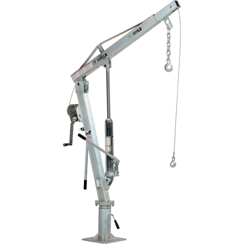 Winch Operated Truck Jib Crane, 500 lbs. (0.25 tons) Capacity, 99" Max. Clearance CSL Industriel Inc.
