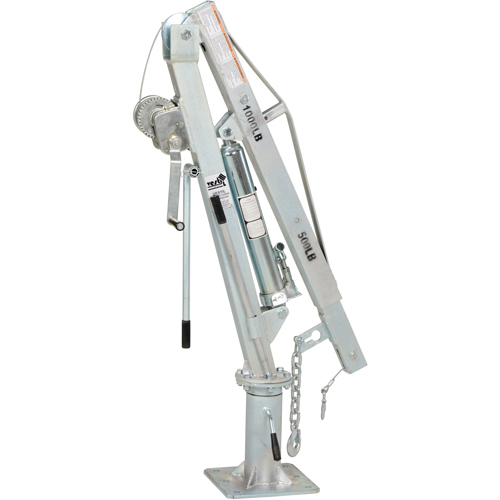 Winch Operated Truck Jib Crane, 500 lbs. (0.25 tons) Capacity, 99" Max. Clearance CSL Industriel Inc.