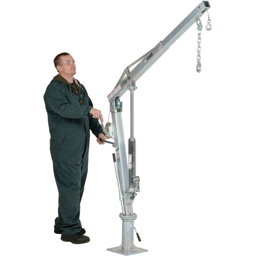 Winch Operated Truck Jib Crane, 500 lbs. (0.25 tons) Capacity, 99" Max. Clearance CSL Industriel Inc.