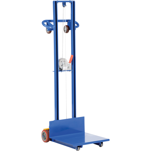 Platform Lift Stacker, Hand Winch Operated, 400 lbs. Capacity, 58" Max Lift CSL Industriel Inc.
