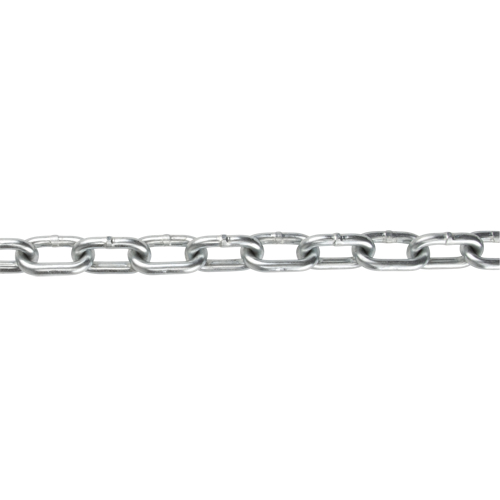 Chaîne &agrave; maillon droit, Acier &agrave; faible teneur en carbone, 1/4" x 140' (42,7 m) l, Calibre 30, Charge d'utilisation 1300 lb (0,65 tonne) CSL Industriel Inc.