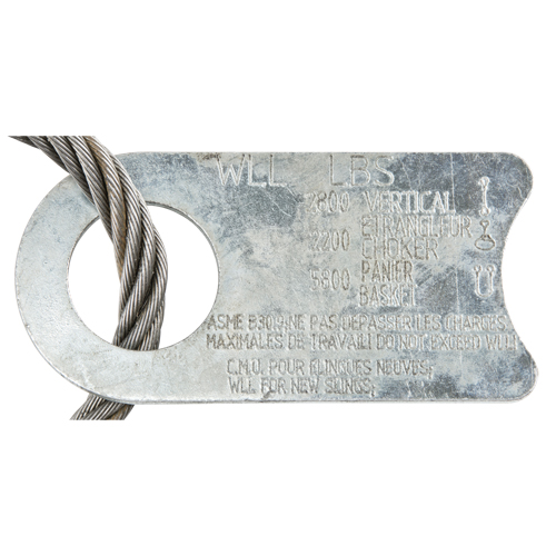 Wire Rope Lifting Sling - Eye & Eye CSL Industriel Inc.