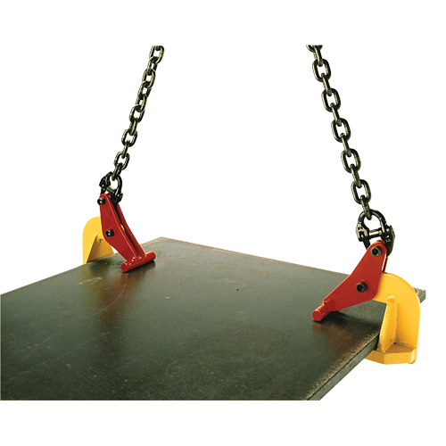 Topal Horizontal Lifting Plate Clamp TLH3 0-60, 6600 lbs. (3.3 tons) Limit, 0" - 2-3/8" Jaw CSL Industriel Inc.