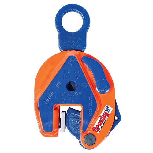 IP10H Vertical Lifting Clamp, 2000 lbs. (1 tons) Working Load Limit, 0" - 1-2/5" Jaw Opening CSL Industriel Inc.