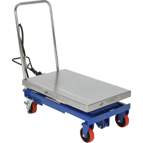 Pneumatic Hydraulic Scissor Lift Table, Steel, 32-1/2" L x 19-3/4" W, 1000 lbs. Cap. CSL Industriel Inc.