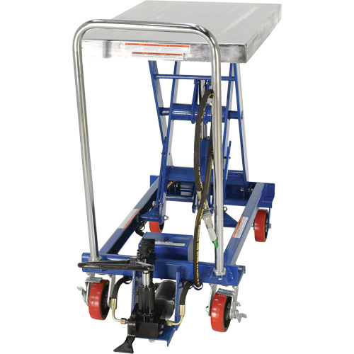 Pneumatic Hydraulic Scissor Lift Table, Steel, 32-1/2" L x 19-3/4" W, 1000 lbs. Cap. CSL Industriel Inc.