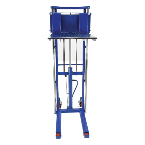Hefti-Lift Load Stacker, Foot Pump Operated, 1500 lbs. Capacity, 63" Max Lift CSL Industriel Inc.