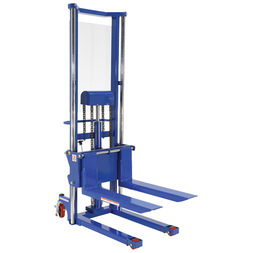 Hefti-Lift Load Stacker, Foot Pump Operated, 1500 lbs. Capacity, 63" Max Lift CSL Industriel Inc.