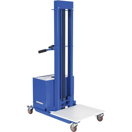 Gerbeur &agrave; levage rapide, M&eacute;canisme &eacute;lectrique, Capacit&eacute; de 400 lb, Levage max de 57" CSL Industriel Inc.