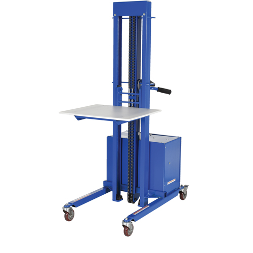 Gerbeur &agrave; levage rapide, M&eacute;canisme &eacute;lectrique, Capacit&eacute; de 400 lb, Levage max de 57" CSL Industriel Inc.
