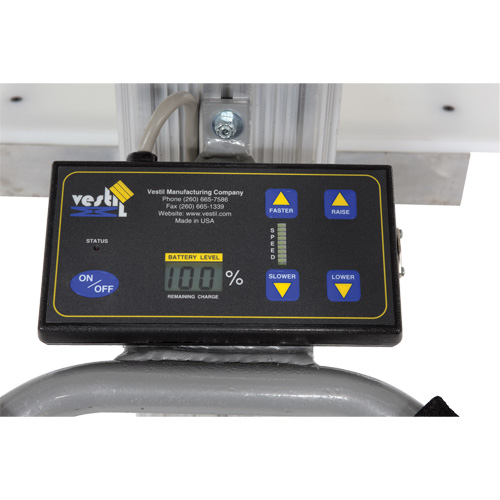 Gerbeur &agrave; levage rapide, M&eacute;canisme &eacute;lectrique, Capacit&eacute; de 175 lb, Levage max de 57" CSL Industriel Inc.