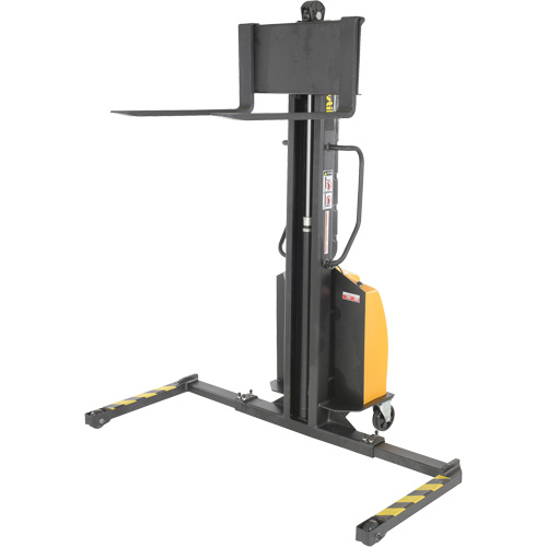 Narrow Mast Powered Lift Stacker, Electric Operated, 1000 lbs. Capacity, 63" Max Lift CSL Industriel Inc.