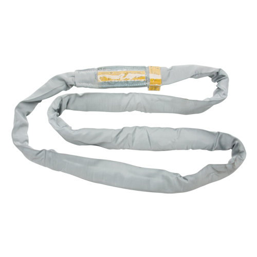 Polyester Round Sling, Grey, 5" W x 10' L, 32000 lbs. Vertical Load CSL Industriel Inc.