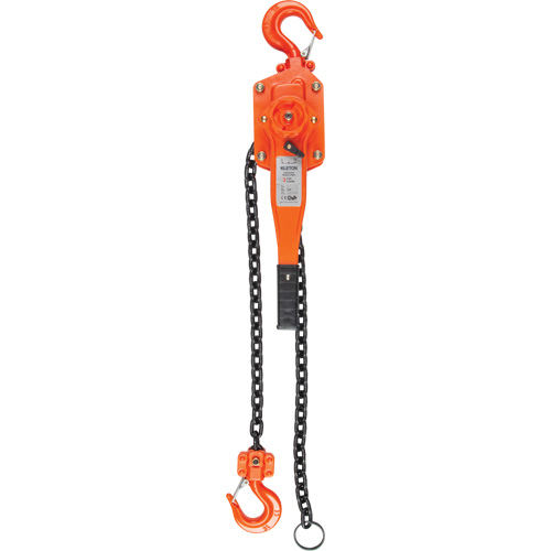 Lever Hoist, 10' Lift, 1500 lbs. (0.75 tons) Capacity, Alloy Steel Chain CSL Industriel Inc.