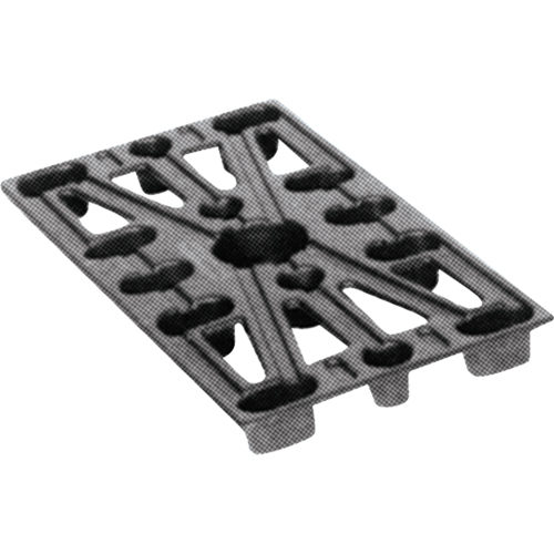 Plastic Pallets, 4-Way Entry, 24" L x 12" W x 1-1/2" H CSL Industriel Inc.