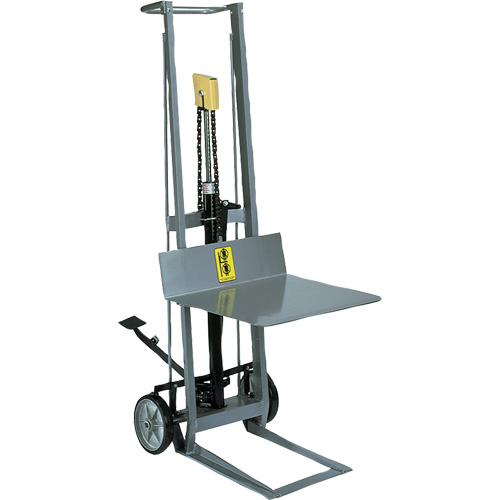 Hydraulic Platform Lift Stacker, Foot Pump Operated, 400 lbs. Capacity, 54" Max Lift CSL Industriel Inc.
