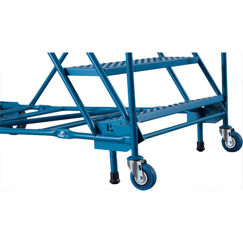 Escabeau roulant certifi&eacute; CSA avec marche verrouillable, 8 marches, Largeur de la marche 30", Hauteur de la plateforme 72", Acier CSL Industriel Inc.