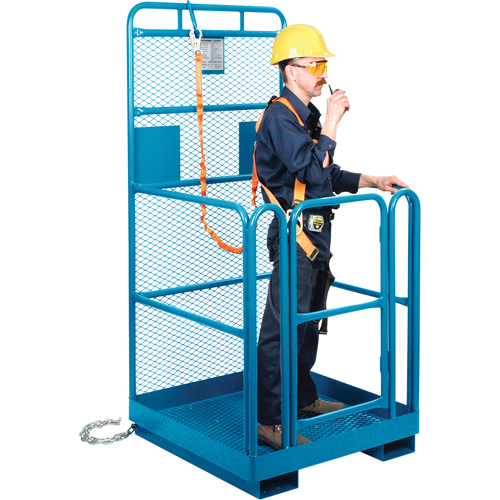Nacelle &eacute;l&eacute;vatrice pour travail en hauteur, 36" x 36" x 72" h, Capacit&eacute; de 1000 lb, Acier CSL Industriel Inc.