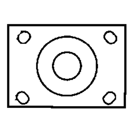Total Locking Caster, Swivel with Brake, 6" (152.4 mm), Rubber, 450 lbs. (204 kg.) CSL Industriel Inc.