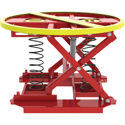 Plateforme de levage manuelle Pallet Pal 360, 43-5/8" lo x 43-5/8" la, Capacit&eacute; 4500 lb CSL Industriel Inc.