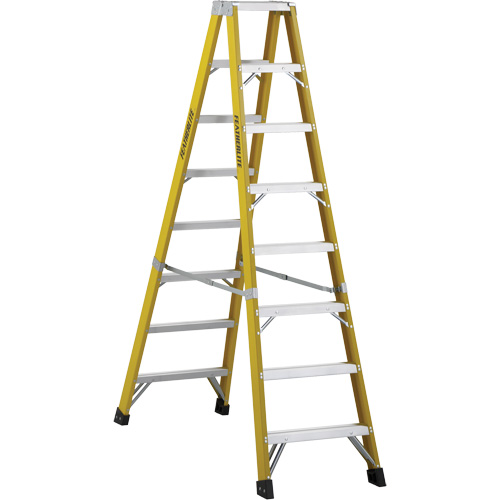 6600 Series Industrial Heavy-Duty 2-Way Stepladders, Fibreglass, 300 lbs. Capacity, 8' CSL Industriel Inc.