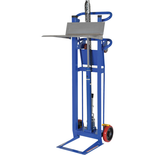 Hydra Lift Platform Stacker, Foot Pump Operated, 750 lbs. Capacity, 52" Max Lift CSL Industriel Inc.