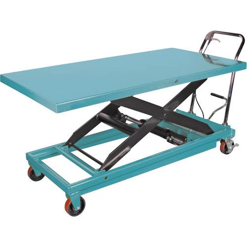 Heavy-Duty Hydraulic Scissor Lift Table, 63" L x 31-7/8" W, Steel, 1100 lbs. Capacity CSL Industriel Inc.