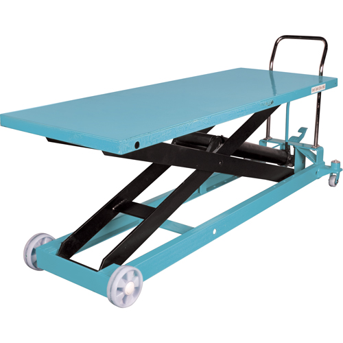 Table &eacute;l&eacute;vatrice robuste &agrave; ciseaux hydraulique, 80-1/8" lo x 29-1/2" la, Acier, Capacit&eacute; 2200 lb CSL Industriel Inc.