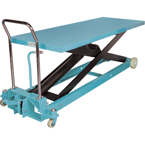 Table &eacute;l&eacute;vatrice robuste &agrave; ciseaux hydraulique, 80-1/8" lo x 29-1/2" la, Acier, Capacit&eacute; 2200 lb CSL Industriel Inc.