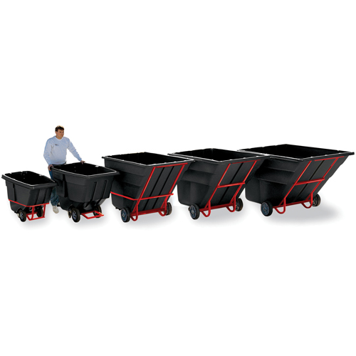 Tilt Truck, Polyethylene, 1-1/2 cu. yd., 1200 lbs. Load Capacity CSL Industriel Inc.