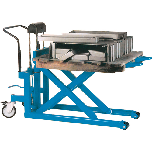 Chariots/tables hydrauliques de lev&eacute;e &agrave; ciseaux pour palettes, 42-1/2" lo x 20-1/2" la, Acier, Capacit&eacute; de 1000 lb CSL Industriel Inc.