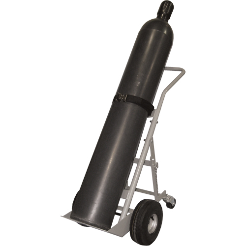 Chariots &agrave; quatre roues pour bouteilles, Roues Pneumatique, Base de 10" la x 8" lo, 1000 lb CSL Industriel Inc.
