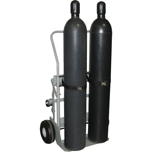 Chariots &agrave; quatre roues pour bouteilles, Roues Pneumatique, Base de 28" la x 6" lo, 1000 lb CSL Industriel Inc.