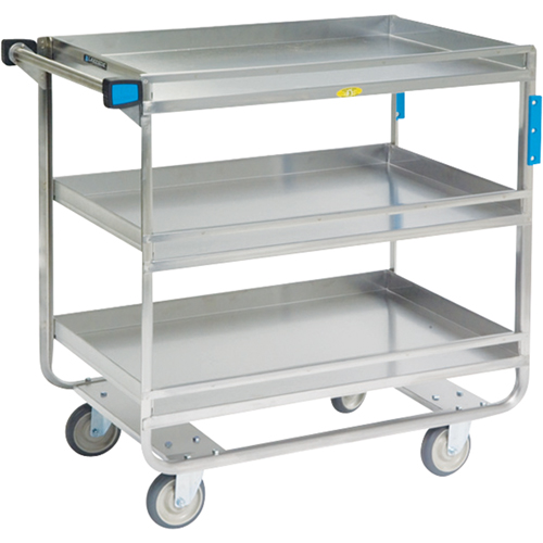 Chariots avec barres de retenue, 3 Tiers, 23" la x 37-1/4" h x 38-5/8" p, Capacit&eacute; 700 lb CSL Industriel Inc.