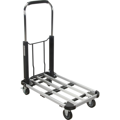 Chariots &agrave; plateforme pliants, Aluminium, 300 lb, 28" lo x 16" la, Hauteur 32" CSL Industriel Inc.