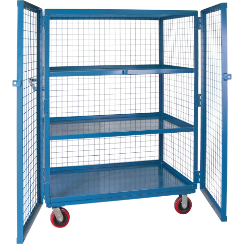 Chariot en treillis m&eacute;tallique, 3 niveaux, 51" lo x 32" la x 62,5" h, Cap. 2400 lb CSL Industriel Inc.