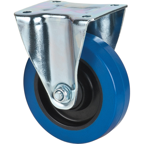 Blue Caster, Rigid, 5" (127 mm), Rubber, 400 lbs. (181 kg.) CSL Industriel Inc.