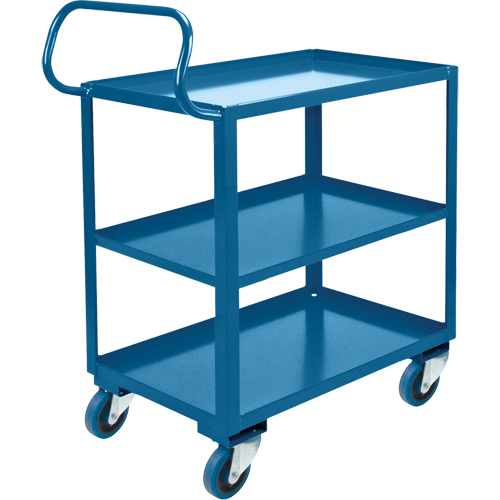 Ergonomic Shelf Truck, 800 lbs. Capacity, Steel, 20" W x 37" H x 32" D, Lip Up CSL Industriel Inc.