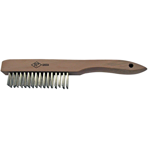 Scratch Brush, Stainless Steel, 4 x 16 Wire Rows CSL Industriel Inc.