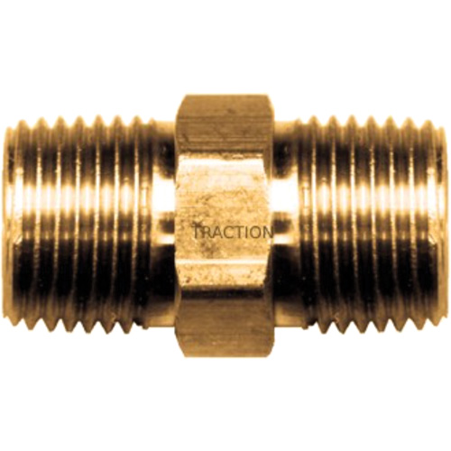 Mamelon hexagonal, Laiton, 3/8" x 1/4", NPT x NPT CSL Industriel Inc.