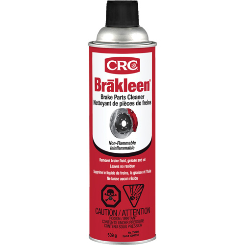 Nettoyant pour pi&egrave;ces de frein Brakleen, Canette a&eacute;rosol CSL Industriel Inc.